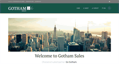 Desktop Screenshot of gothamsales.com