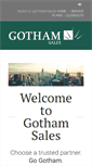 Mobile Screenshot of gothamsales.com